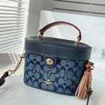 Women's bag, Kay box bag, Georgie vintage makeup bag, carriage buckle, single shoulder crossbody handbag-without packaging box - Image 28