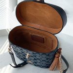 Women's bag, Kay box bag, Georgie vintage makeup bag, carriage buckle, single shoulder crossbody handbag-without packaging box - Image 14