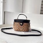 Women's bag, Kay box bag, Georgie vintage makeup bag, carriage buckle, single shoulder crossbody handbag-without packaging box - Image 12