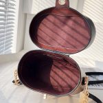 Women's bag, Kay box bag, Georgie vintage makeup bag, carriage buckle, single shoulder crossbody handbag-without packaging box - Image 5