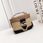 Women's bag, Kay box bag, Georgie vintage makeup bag, carriage buckle, single shoulder crossbody handbag-without packaging box - Image 24