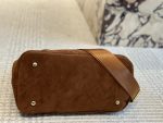 Autumn and winter new matte suede cowhide retro high-end commuting fashion handbag crossbody bag small bag for women-without packaging box - Image 8