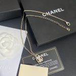 New Xiangjia Double Dice Letter Necklace, Fragrant Grandma Hollow out 3D Clavicle Chain, Small Fragrant Style-without packaging box - Image 7