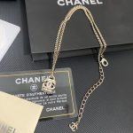 New Xiangjia Double Dice Letter Necklace, Fragrant Grandma Hollow out 3D Clavicle Chain, Small Fragrant Style-without packaging box - Image 6