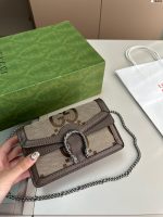GUCCl  Wine God Bag Old Flower Design Versatile Single Shoulder Crossbody Bag (no Box) - Image 2