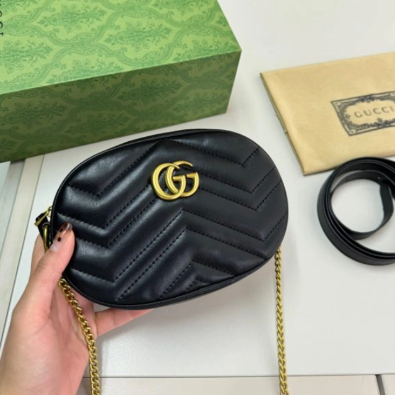 2aa926903443be7f5b3c76b2a7135fa7 Gucci Fashion Mini Versatile Camera Bag (Folding Box) - Image 1