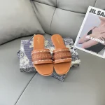 Dior embroidered pearl flats classic cd-type series 25SD - Image 4