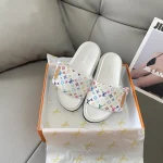 LV new leather flat bottom slip-on - Image 3