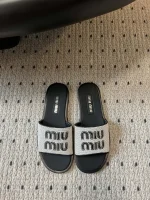 Miu Miu flat bottom woven letter flat bottom - Image 2