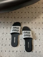 Miu Miu flat bottom woven letter flat bottom - Image 13