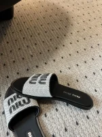 Miu Miu flat bottom woven letter flat bottom - Image 12