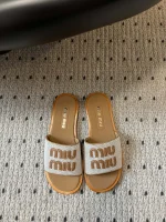 Miu Miu flat bottom woven letter flat bottom - Image 10