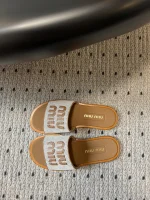 Miu Miu flat bottom woven letter flat bottom - Image 9