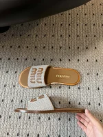 Miu Miu flat bottom woven letter flat bottom - Image 8
