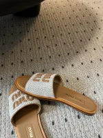 Miu Miu flat bottom woven letter flat bottom - Image 3