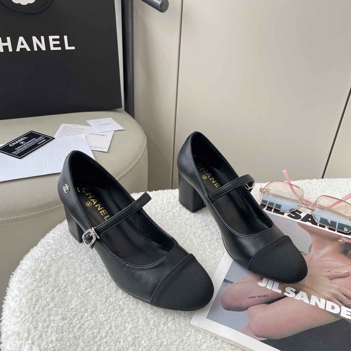 13386135283283989 Chanel Mary Jane small scented leather shoes - Image 1