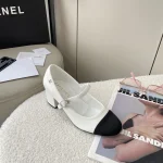 Chanel Mary Jane small scented leather shoes - Image 8