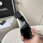 Chanel Mary Jane small scented leather shoes - Image 5