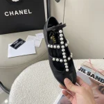 Chanel's new Mary Jane leather sneaker with pearls - Image 16