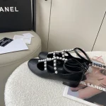 Chanel's new Mary Jane leather sneaker with pearls - Image 12