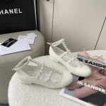 Chanel's new Mary Jane leather sneaker with pearls - Image 10