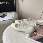 Chanel's new Mary Jane leather sneaker with pearls - Image 3