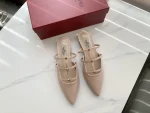 Valentino leather rivets take off shoes - Image 5