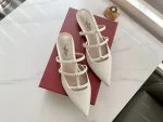 Valentino leather rivets take off shoes - Image 3