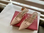 Valentino leather rivets take off shoes - Image 6