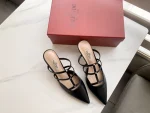 Valentino leather rivets take off shoes - Image 8