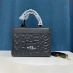 TOTE bag versatile fashion new popular letter indentation texture PU tote bag crossbody shoulder women's bag