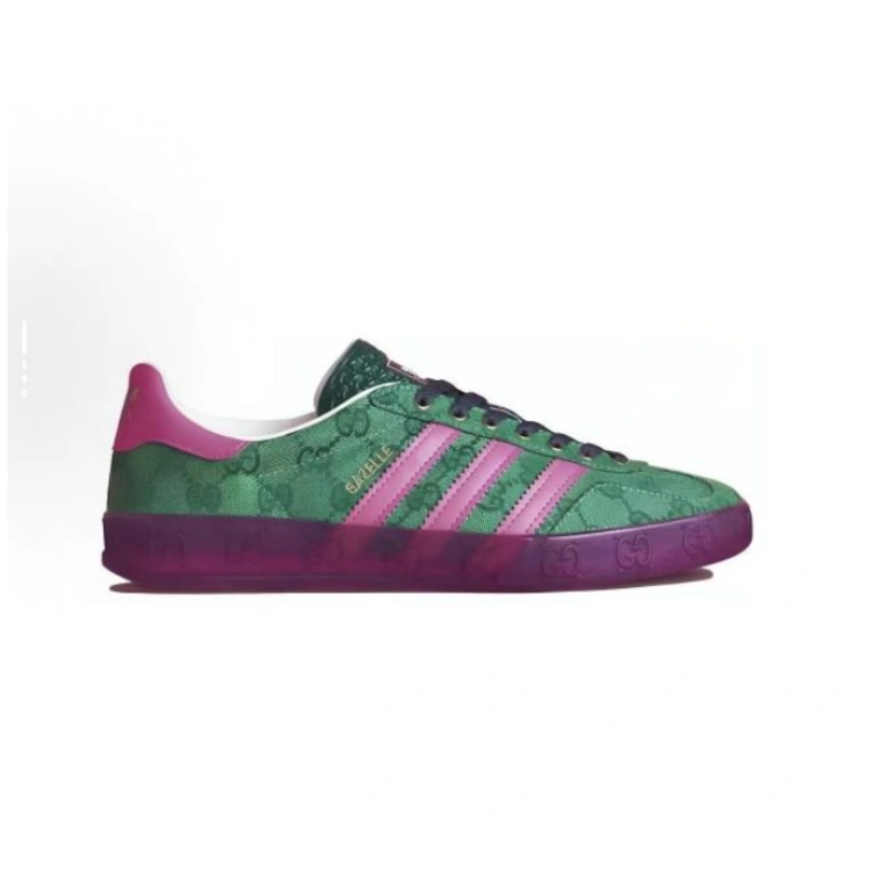 1de25cfadb4f6051cf99ad8b51e07292 European 2025 new green German training shoes for women in spring and autumn, breathable and versatile, retro leather casual flat shoes with three bars - Image 1