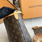 Old-fashioned canvas + vegetable-tanned leather red and brown lining-box - Image 8
