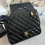 Caviar patent leather backpack-box - Image 4