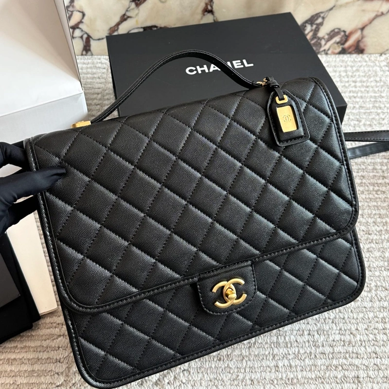 13410949758695800 Caviar patent leather backpack-box - Image 1