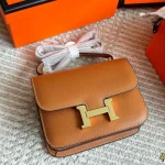 Cowhide stewardess bag, steel hardware-box - Image 13