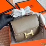 Cowhide stewardess bag, steel hardware-box - Image 11