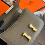 Cowhide stewardess bag, steel hardware-box - Image 7