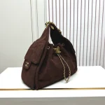 Upgraded version of C25C bag king nubuck cowhide hobo underarm bag-box - Image 10