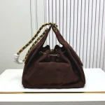 Upgraded version of C25C bag king nubuck cowhide hobo underarm bag-box - Image 9