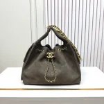 Upgraded version of C25C bag king nubuck cowhide hobo underarm bag-box