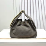 Upgraded version of C25C bag king nubuck cowhide hobo underarm bag-box - Image 9