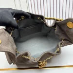 Upgraded version of C25C bag king nubuck cowhide hobo underarm bag-box - Image 3