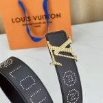 4cm wide imported calfskin belt - Image 9