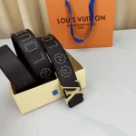 4cm wide imported calfskin belt - Image 8