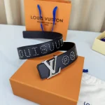 4cm wide imported calfskin belt - Image 3