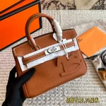 Original quality Original TC leather platinum bag with box - Image 14
