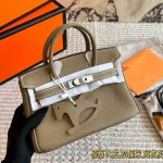 Original quality Original TC leather platinum bag with box - Image 13