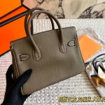 Original quality Original TC leather platinum bag with box - Image 9