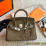 Original quality Original TC leather platinum bag with box - Image 6